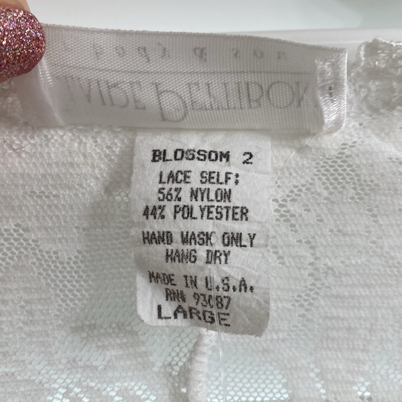 CLAIRE PETTIBONE BLOSSOM 2 size large lace intimates heirloom lingerie Robe - Picture 4 of 14